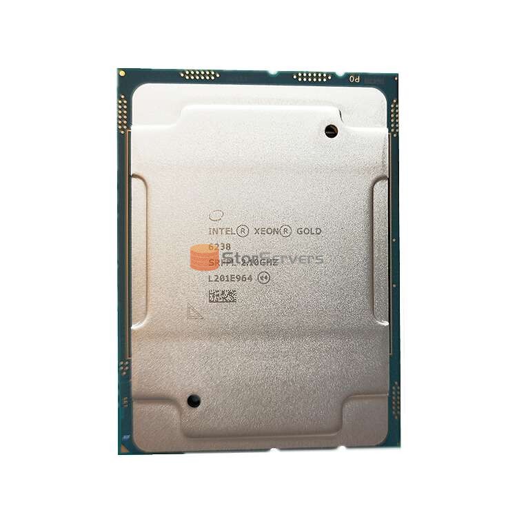 ЦП Серверный процессор Xeon Gold 6238 22 ядра, 44 потока, 2,10 ГГц, FCLGA3647