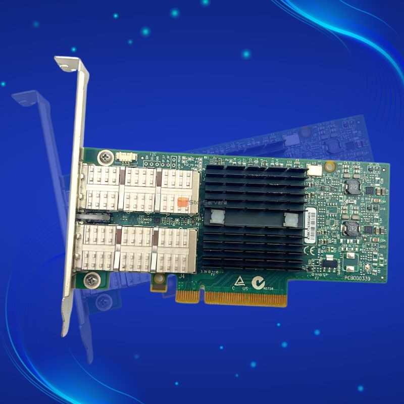 Сетевая карта MCX354A-FCBT PCIe 3.0 x8, 2-портовый серверный Ethernet-адаптер Eth40G/IB56G