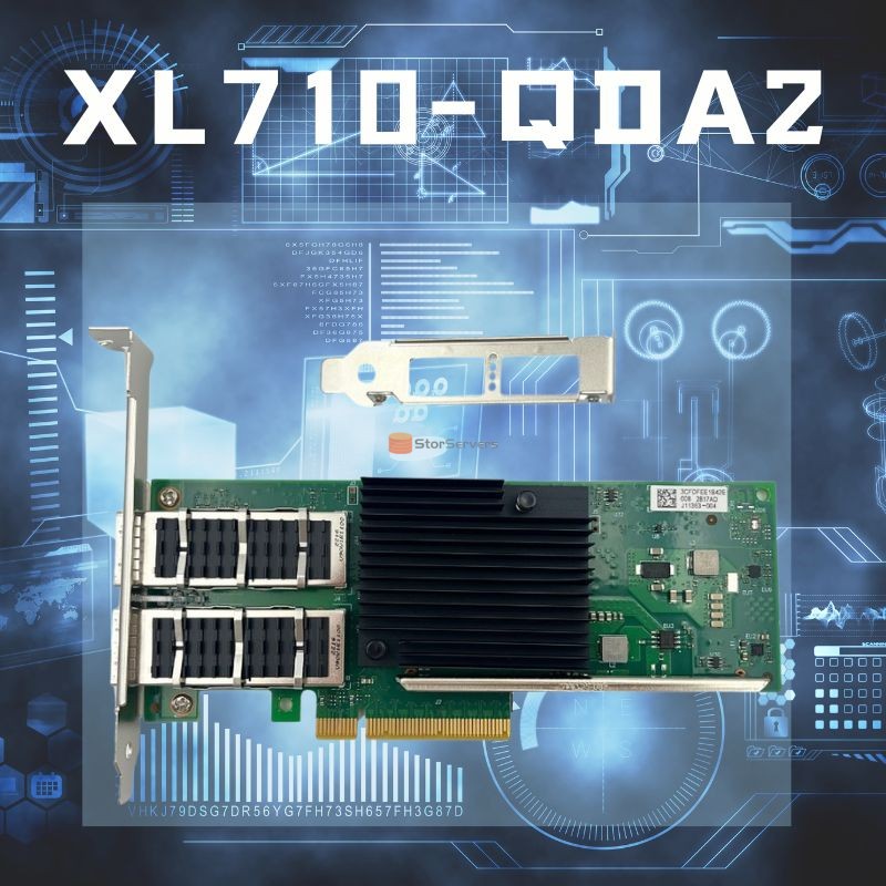 XL710QDA2BLK XL710-QDA2 Двухпортовый адаптер конвергентной сети Ethernet 40GbE