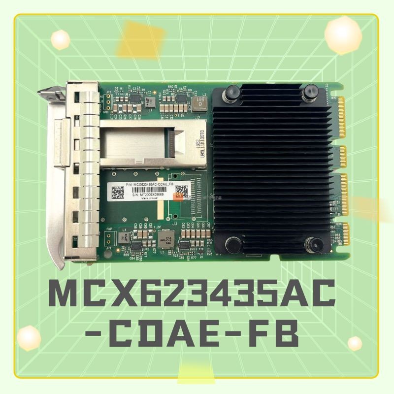 Сетевой адаптер MCX623435AC-CDAE-FB OCP3.0 100G QSFP56 В наличии