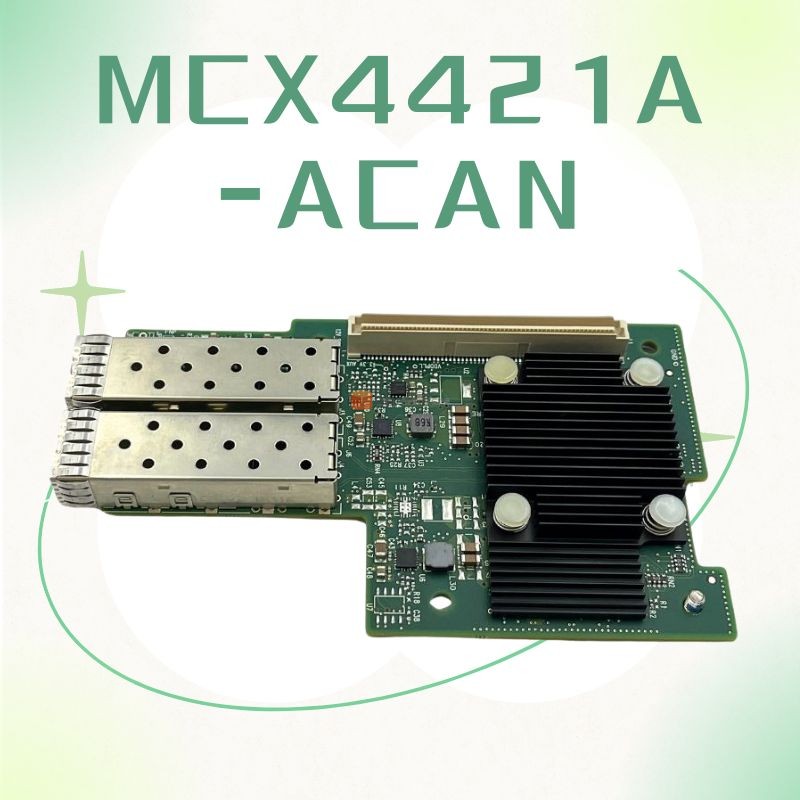 Карта сетевого адаптера MCX4421A-ACAN OCP2.0 PCIe 3.0 x8, 2 порта 25G SFP28 В наличии