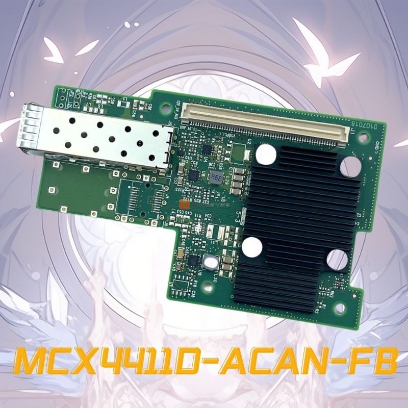 Карта сетевого адаптера MCX4411D-ACAN-FB OCP 2.0 PCIe 3.0 x8 1 порт 25G SFP28 В наличии