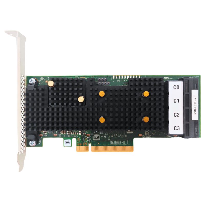 Совершенно новый адаптер коммутатора ThinkSystem 810-4P NVMe PCI Express 3.0 x8