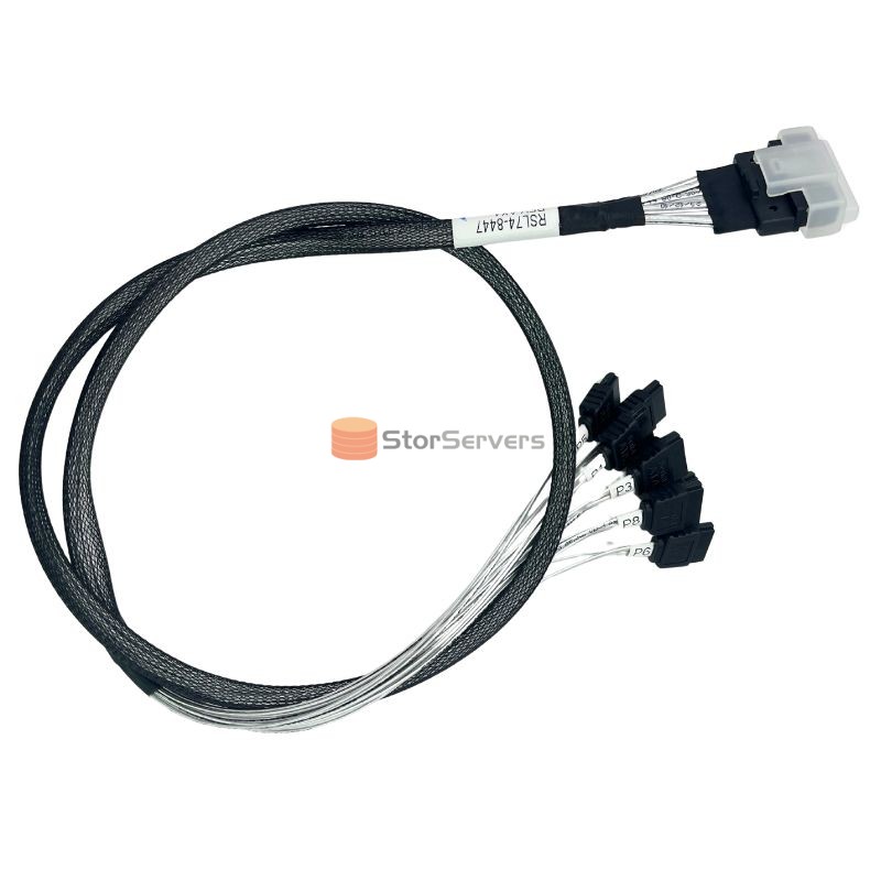 Data cable SFF 8654 8x to SATAx8